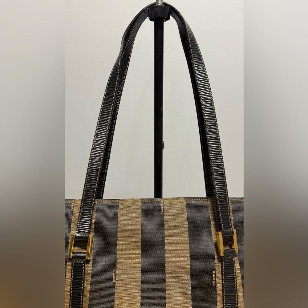 Fendi Pequin Zip Large Tote Bag - Picture 4 of 16